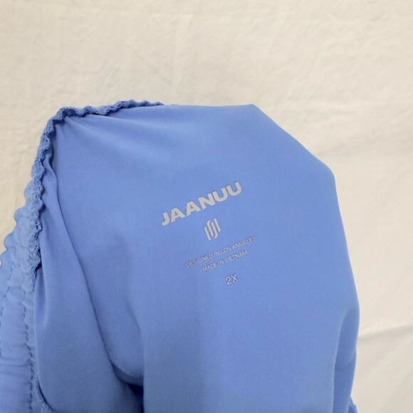 Jaanuu Bundle 2pcs Neo Everyday Cargo Scrub Joggersv Ceil Blue 2X - Picture 5 of 5